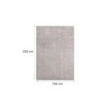 Alfombra Dolce 160x230 cm lavable gris - Imagen 6