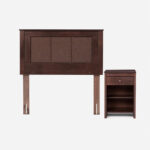 Cama New Style 4 Plus 1,5 P+Respaldoy Velador - Imagen 3