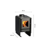 Estufa a leña Eco 350 Bosca/ Certificada - Imagen 2