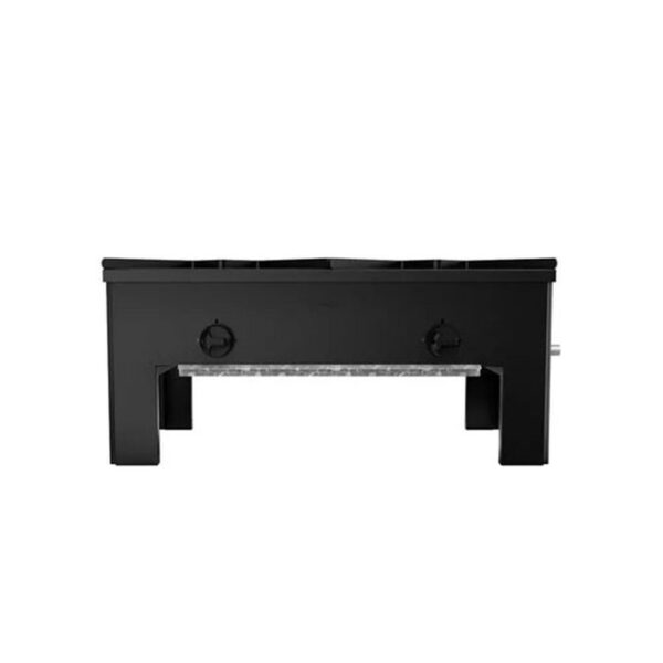 Anafe Negro 2 Platos Bajo 43x43 Maigas