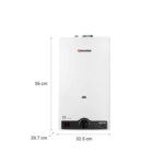 Calefont Gas licuado 11Lt Tiro Natural - Imagen 3