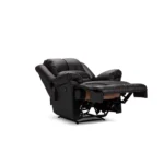 Bergere Reclinable Jarrie PVC Manual Negro - Imagen 3