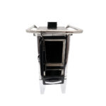 Cocina a leña  1P Patas Lisas 55x35cm Negro - Imagen 5