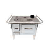 Cocina a Leña 4P modelo Sarah 92×62 Blanco - Imagen 2