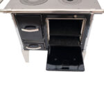 Cocina a Leña 4P modelo Sarah 72×56 Negro - Imagen 4