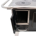 Cocina a Leña 4P modelo Sarah 82×56 Negro - Imagen 5