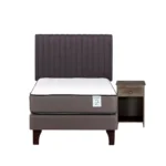 Cama New Style 2 Plus 1,5P+Respaldo+Velador