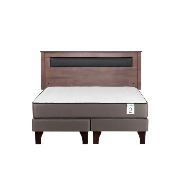 Cama New Style 2 Plus  2 Plazas + Respaldo