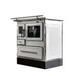 Cocina a Leña Calbuco MZ 80 Blanca + Kit de 5" - Imagen 6