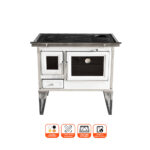 Cocina a Leña Calbuco L70 Blanca con Kit 5" - Imagen 4