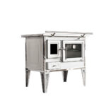 Cocina a Leña Calbuco L70 Blanca con Kit 5" - Imagen 7