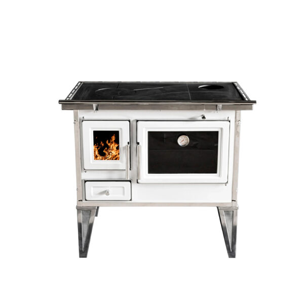 Cocina a Leña Calbuco L80 Blanca