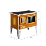 Cocina a Leña Calbuco L90 Difumada - Imagen 3