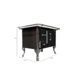 Cocina a Leña Llaima 90 Negra - Imagen 3