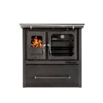 Cocina a Leña Combustión Lenta  M70 Gris