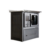 Cocina a Leña Combustión Lenta M90 Gris - Imagen 5