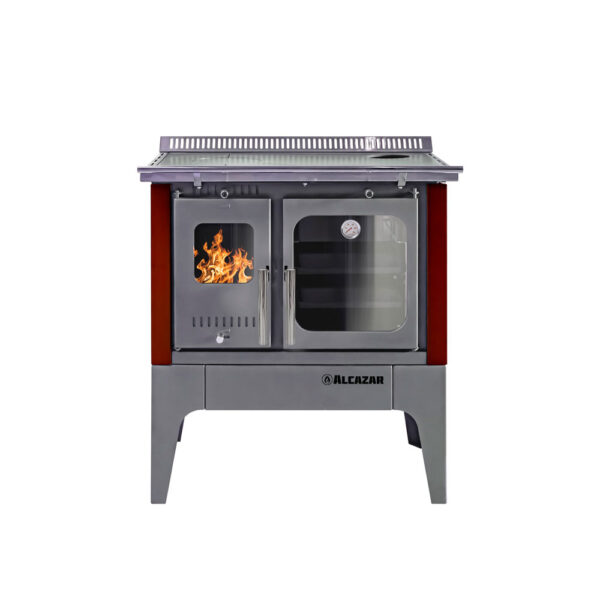 Cocina a Leña Combustión Lenta S800 Burdeo