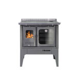 Cocina a Leña Combustión S900 Gris + Kit de 6" - Imagen 2