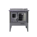 Cocina a Leña Combustión S900 Gris + Kit de 6" - Imagen 3