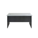 Escritorio Recto 140 Maple con Gris