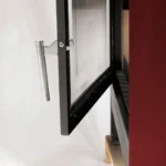 Estufa a Leña Tirolesa Doble Cara Burdeo - Imagen 10