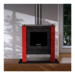 Estufa a leña Gold 500 Black Vision Burdeo - Imagen 3