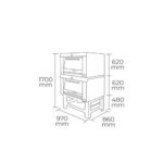 Horno 2 Cámaras Altas Bandejas De 65×65 Cm - Imagen 2