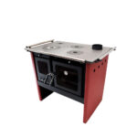Cocina Combustión Lenta  KA90 Rojo - Imagen 4