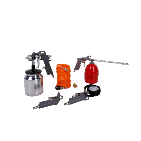 Kit para compresor 8 piezas Bauker