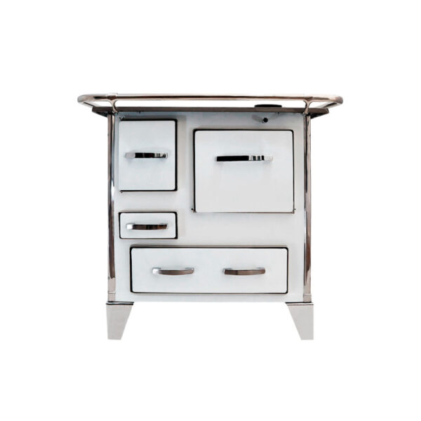 Cocina a Leña 4P modelo Mueble 82×56 Blanco