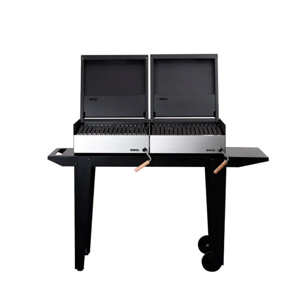 Parrilla+Carro a Carbón Roble Bosca