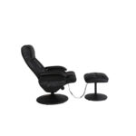 Sillón masaje  + ottoman negro - Imagen 2