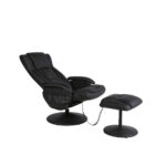 Sillón masaje  + ottoman negro - Imagen 4