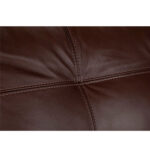 Sofá Dali 3 Cuerpos  Cuero Marrón Rosen - Imagen 7