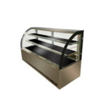Vitrina Pastelera Curva 680 lts. 200x70x120 cm