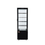 Vitrina Pastelera Vertical Negra 218 lts.