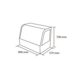 Vitrina Sobremesa Refrigerada 160 Litros - Imagen 3