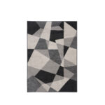 Alfombra lotto blocks 160x235 cm blanco/negro
