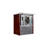 Cocina Combustión Lenta M70 Burdeo + Kit 5″ - Imagen 3