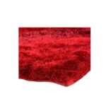 Alfombra shaggy ondas 160x230 cm rojo - Imagen 3