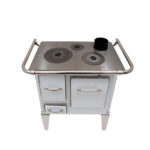 Cocina a Leña 3P modelo Sarah 72×46 Blanco - Imagen 2