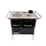 Cocina a Leña 4P modelo Sarah 72×56 Negro - Imagen 3