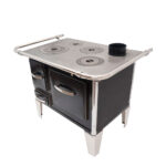Cocina a Leña 4P modelo Sarah 82×56 Negro - Imagen 2
