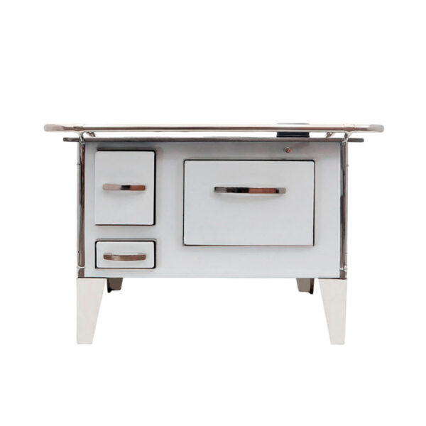 Cocina a Leña 4P modelo Sarah 102×72 Blanco