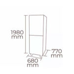 Congelador Vertical 2 Puertas 500 Litros - Imagen 4