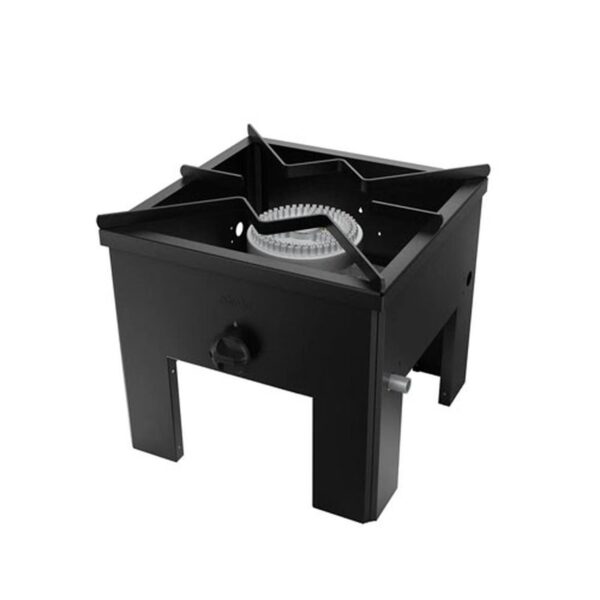 Anafe bajo 1 quemador negro Maigas