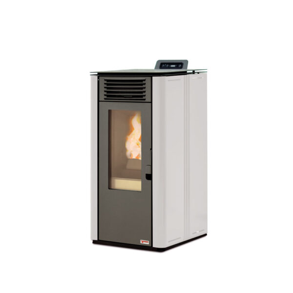 Estufa pellet Alaska 850 Yunque color Blanco