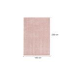 Alfombra Dolce 160x230 cm lavable rosada - Imagen 6