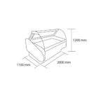 Vitrina roticera apertura frontal bodega 520Lt - Imagen 2