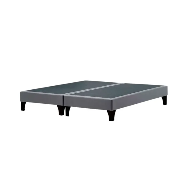 Base Cama Dividida Gris KING  180 x 200 cm